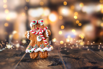 Christmas gingerbread cookie