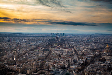 Fototapeta na wymiar Romantic destination - Eiffel tower, Paris, France