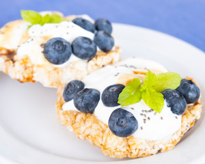 Fresh sweet sandwiches