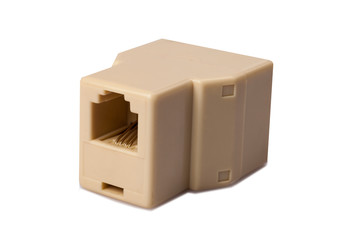 Connecting network cables to switch routers using RG-45 connectors