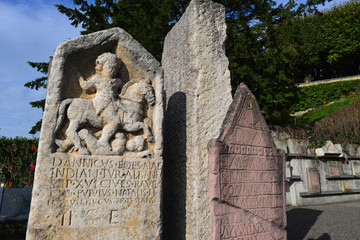 Römische Grabsteine in Augusta Raurica Basel-Schweiz