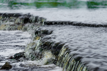  small waterfall on tosno river