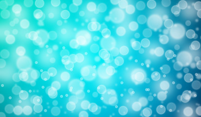 blue bokeh for abstract background