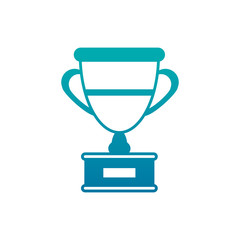 Isolated competition trophy gradient design