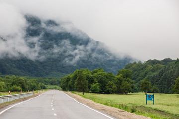 road in the mountains