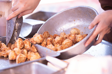 Barbecue on Street food ,Taipei ,Taiwan