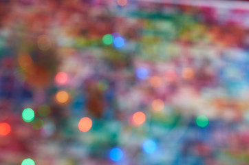 blurred christmas bright background