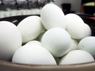 Egg is white prepared for family food