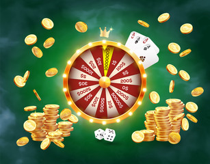 Realistic 3d spinning fortune - 302451974