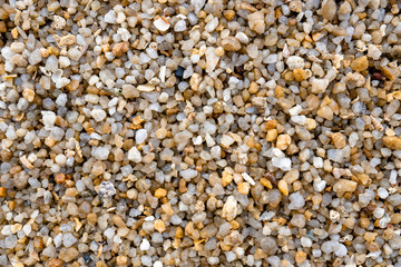clean sea gravel floor use as natural background 