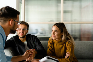 Creative People working in office	