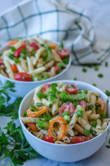Healthy Vegetable and Pasta Salad 