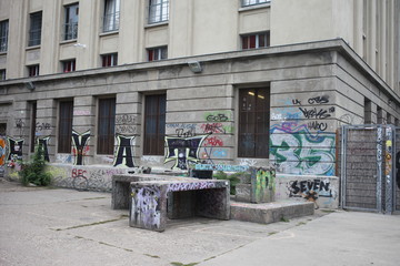 Old facade in Berlin Friedrichshain