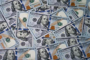 Pile of One Hundred Dollar Bills