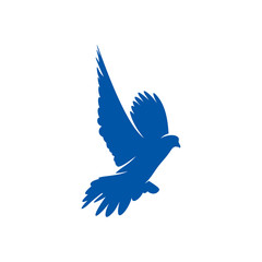 Dove logo design concept vector. Bird logo template. Icon symbol. Illustration