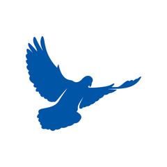 Dove logo design concept vector. Bird logo template. Icon symbol. Illustration