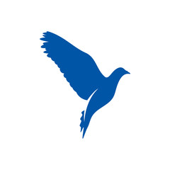 Dove logo design concept vector. Bird logo template. Icon symbol. Illustration