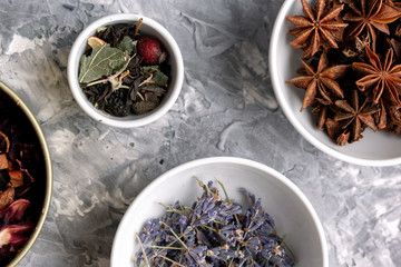 Herbal Tea, Lavender and Anise from above