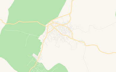 Printable street map of Loum, Cameroon