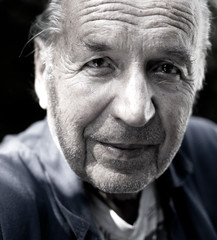 Portrait of an Elderly South Bohemian Farmer.