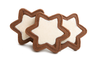 cookie stars isolated