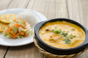  natural fish casserole from the Colombian Pacific