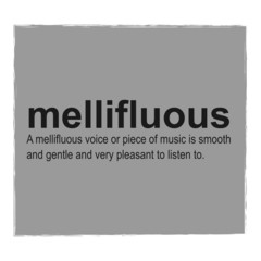 Mellifluous means a sound that is sweet and smooth, pleasing to hear.Print Design with English word with powerful meaning for Casual Round neck Shirts