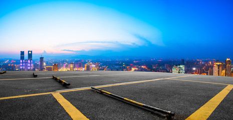 Red Valley Beach Nightscape, Highway Ground, Nanchang City, Jiangxi Province