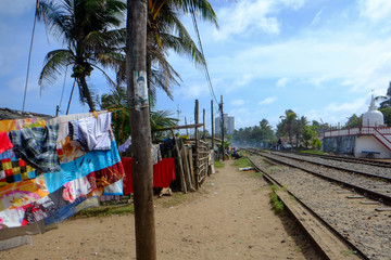 Obraz premium スリランカの鉄道