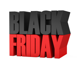 Black Friday Concept Isolated