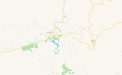 Printable street map of Mpumalanga, South Africa