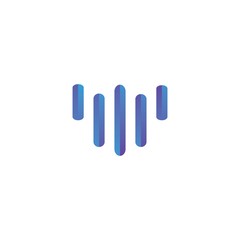 sound wave ilustration logo vector icon template