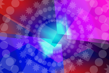 Obraz premium abstract, blue, illustration, wallpaper, design, pattern, light, texture, graphic, bright, geometric, backdrop, colorful, stars, technology, square, digital, pink, color, black, red, art, decoration