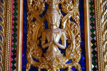 Fototapeta na wymiar golden garuda in thailand