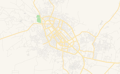 Printable street map of Sabha, Libya