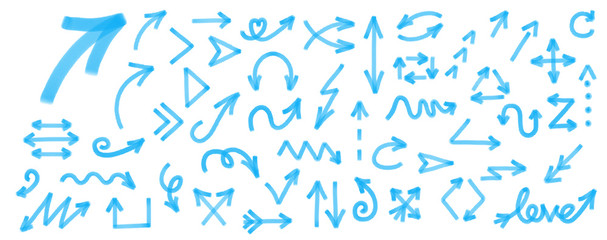 Blue Arrow vector.