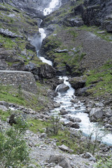Wasserfall am Trollstigen, Norwegen