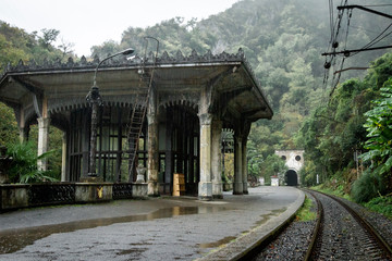 Psirtskha Railway Station. Akhali Atoni, Abkhazia