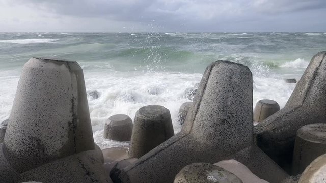 Tetrapoden bei H&ouml;rnum, Sylt, Deutschland