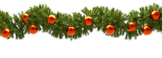 Christmas Banner with White Background © tuulijumala