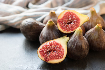 fresh and ripe natural figs