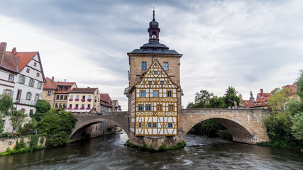 Fototapeta na wymiar Altes Rathaus of Bamberg