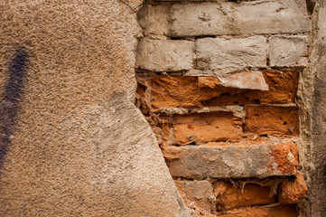 Old wall background. Old city.