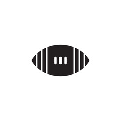 Rugby logo design vector template