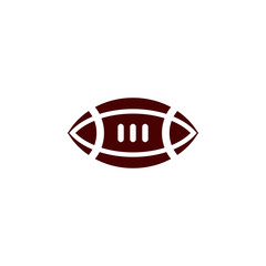 Rugby logo design vector template