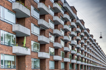 Vestersøhus—one of the most important works of Danish functionalism. Residential condominium...