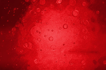 Abstract Asteroid stone red background. Red stone Background texture is hollow.
