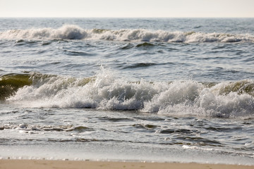 Splashing waves on the Baltic Sea