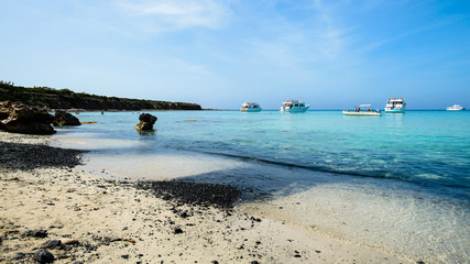 famous blue lagoon place, Cyprus Akamas Peninsula National Park © smspsy