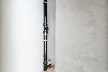 interior of the apartment without decoration